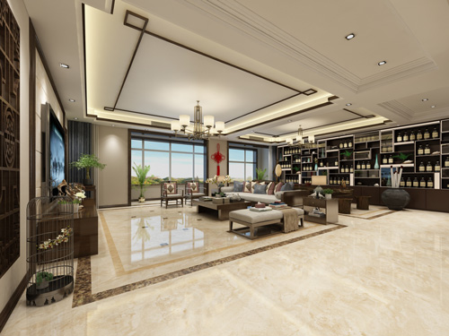 寶湖海悅246平米新中式裝修效果圖 寶湖海悅246平米新中式裝修效果圖