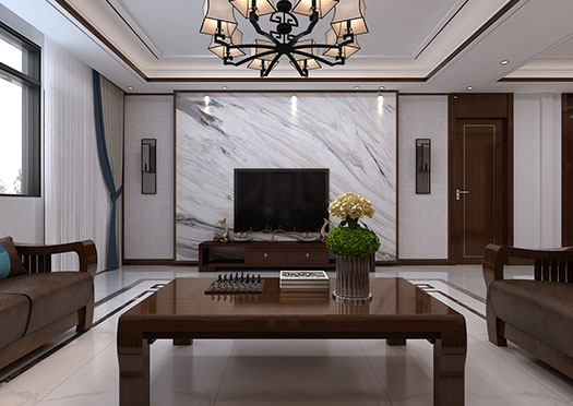 海珀蘭軒172平米新中式風(fēng)格效果圖 海珀蘭軒172平米新中式風(fēng)格效果圖