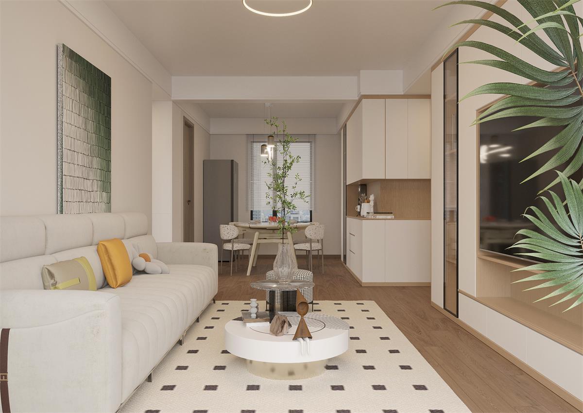 中房西悅府 | 簡(jiǎn)約不失高級(jí)，127㎡原木奶油風(fēng)滿是松弛感！