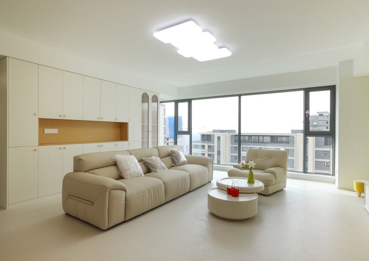 實(shí)景 | 萬錦公館143㎡奶油風(fēng)，藏進(jìn)角落里的寫意自然，讓焦慮瞬間清零！