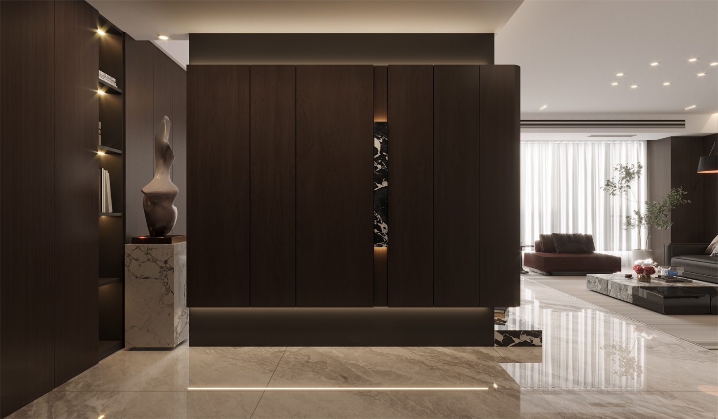 中海海樾133㎡ | 意式極簡風(fēng)又殺回來了！這高級(jí)感我真拒絕不了~