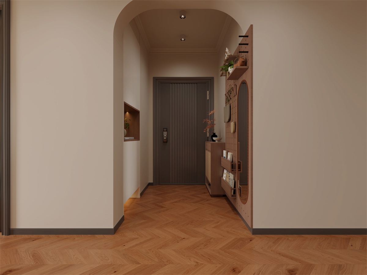 閱海萬家110㎡ | 奇葩戶型爆改中古風治愈美家！推門第一眼就驚艷！