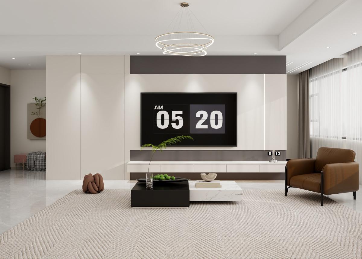 玉庭華府 | 135㎡現(xiàn)代簡(jiǎn)約風(fēng)，給生活做減法，舒適加倍！