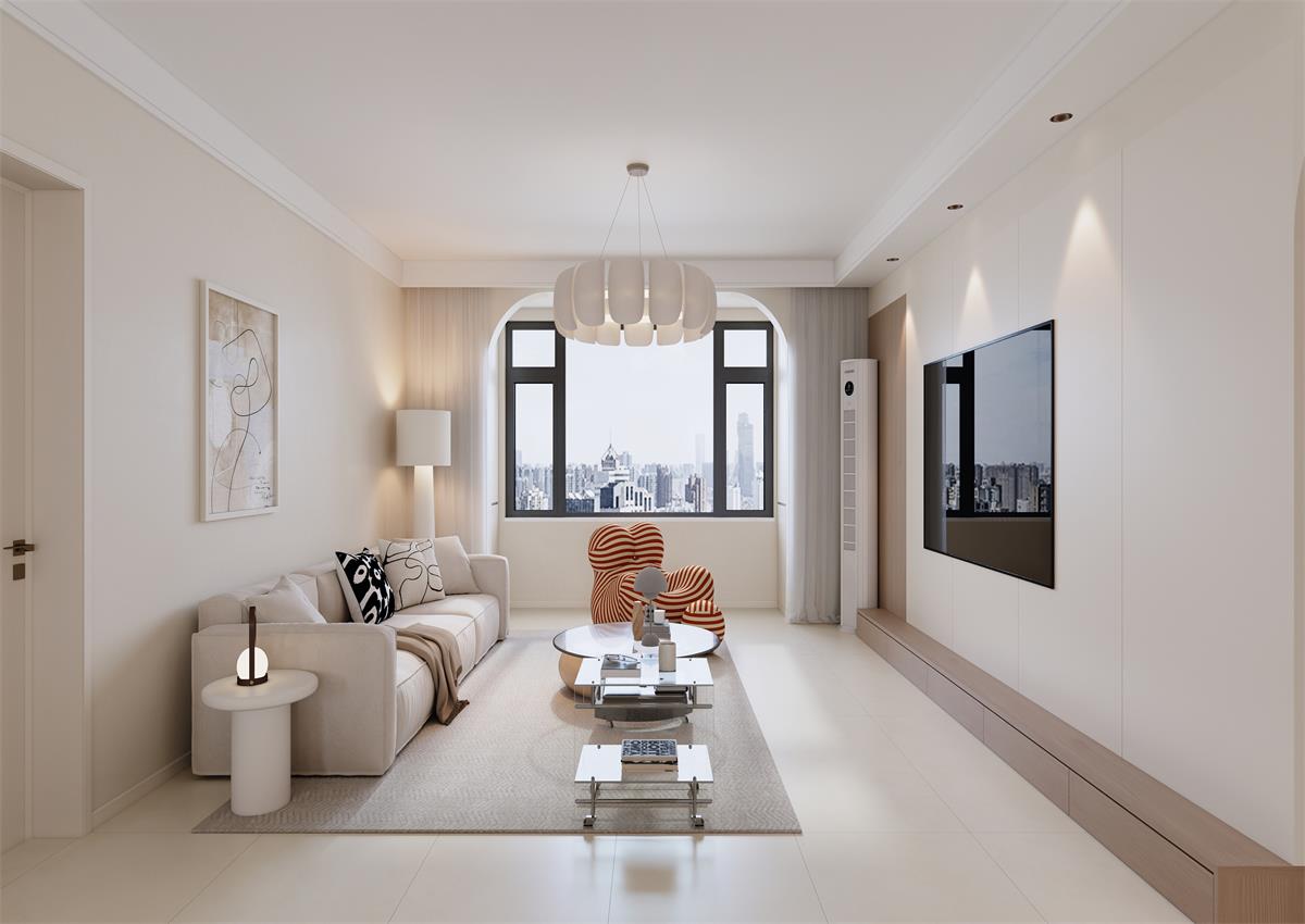 悅?！ぬ鞚櫢?53㎡ | 自帶溫柔濾鏡！奶油風(fēng)的家簡直是「松弛感」頂流！