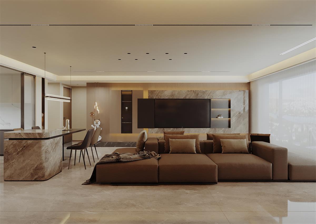 中恒央御143㎡ | 朋友說：品味不錯(cuò)哦！你家意式輕奢風(fēng)顯貴又好看