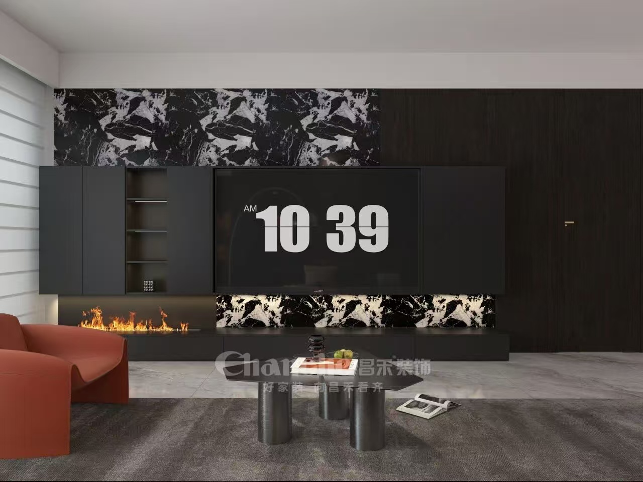 萬科錦曜129㎡ | 當(dāng)初全家都反對(duì)的黑色系極簡(jiǎn)風(fēng)，幸好我堅(jiān)持到底！