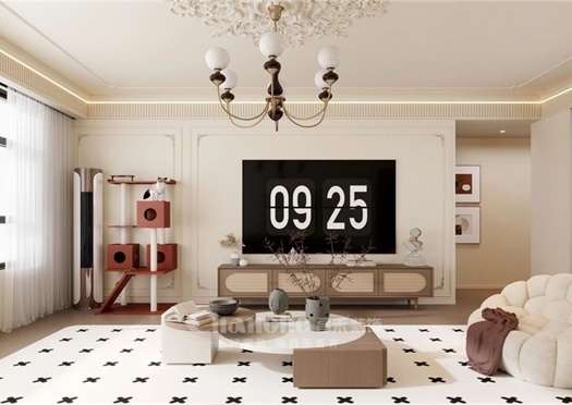 盛世西城130㎡ | 住進(jìn)這個(gè)中古奶油風(fēng)的家，推門(mén)那一刻幸福感爆棚！